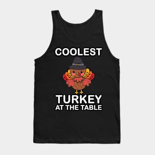 Thanksgiving cousin crew with cool turkey for family holiday Tank Top